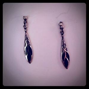 Black & Silver earrings